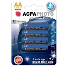 AgfaPhoto Power alkalická baterie LR06/AA, blistr 4ks AgfaPhoto Power alkalická baterie LR06/AA, blistr 4ks