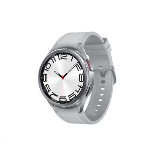 BAZAR - Samsung Galaxy Watch 6 Classic (47 mm), EU, stříbrná - Po opravě (Komplet)