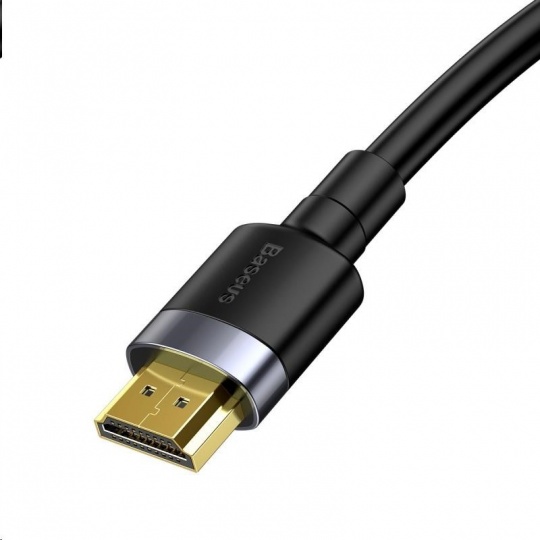 Baseus kabel 4K HDMI samec na 4K HDMI samec 2m, černá