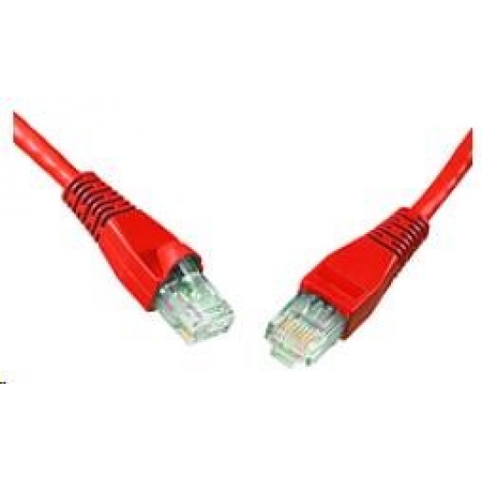 Solarix Patch kabel CAT6 UTP PVC 2m červený snag-proof C6-114RD-2MB