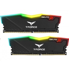 DIMM DDR4 16GB 3000MHz, CL16, (KIT 2x8GB), T-FORCE DELTA RGB (Black) DIMM DDR4 16GB 3000MHz, CL16, (KIT 2x8GB), T-FORCE DELTA RGB (Black)