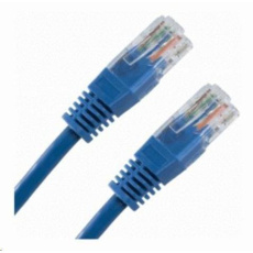 XtendLan patch kabel Cat5E, UTP - 3m, modrý