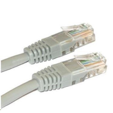 XtendLan patch kabel Cat5E, UTP - 30m, šedý