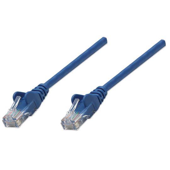Intellinet Patch kabel Cat6 UTP 5m modrý, cca