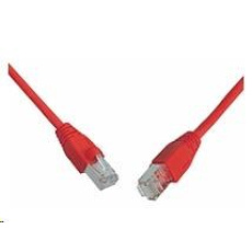 Solarix Patch kabel CAT5E SFTP PVC 3m červený snag-proof C5E-315RD-3MB Solarix Patch kabel CAT5E SFTP PVC 3m červený snag-proof C5E-315RD-3MB