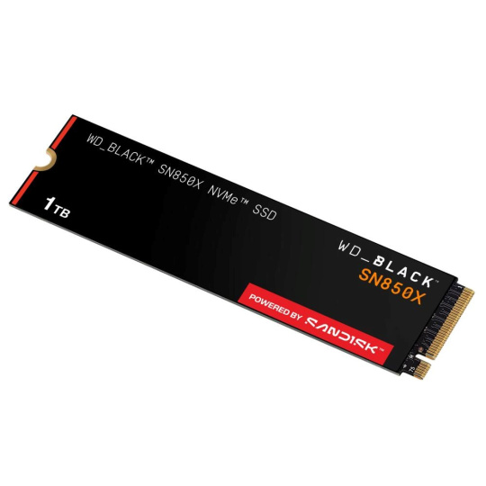 WD BLACK SSD NVMe 1TB PCIe SN850X Powered by SanDisk, Gen4, (R:7300, W:6300MB/s) WD BLACK SSD NVMe 1TB PCIe SN850X Powered by SanDisk, Gen4, (R:7300, W:6300MB/s)
