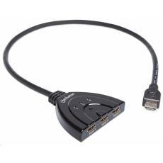 Manhattan HDMI přepínač, 3-Port HDMI Switch, 1080p, černá Manhattan HDMI přepínač, 3-Port HDMI Switch, 1080p, černá