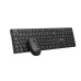 C-TECH klávesnice s myší WLKMC-03, Bezdrátový set 2.4GHz, CZ, Černá