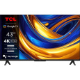 TCL P655 43" TV, 4K Ultra HD, HDR, WiFi, Bluetooth, Chromecast, Miracast, Dolby Digital, Google TV