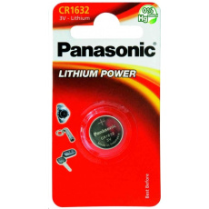 PANASONIC Lithiová baterie (knoflíková) CR-1632EL/1B 3V (Blistr 1ks) PANASONIC Lithiová baterie (knoflíková) CR-1632EL/1B 3V (Blistr 1ks)