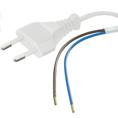 PREMIUMCORD Kabel Flexo síťový dvoužilový 230V s vidlicí 3m bílý PREMIUMCORD Kabel Flexo síťový dvoužilový 230V s vidlicí 3m bílý
