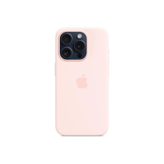 APPLE iPhone 15 Pro Silicone Case with MagSafe - Light Pink APPLE iPhone 15 Pro Silicone Case with MagSafe - Light Pink