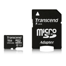 TRANSCEND MicroSDHC karta 16GB Ultimate, Class 10 UHS-I 600x, MLC + adaptér TRANSCEND MicroSDHC karta 16GB Ultimate, Class 10 UHS-I 600x, MLC + adaptér
