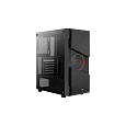 BAZAR - AEROCOOL skříň Menace Saturn FRGB ML G, Mid tower, 2x USB 3.0, 2x audio, 1x 120mm FRGB Fan, bez zdroje - Poškoze