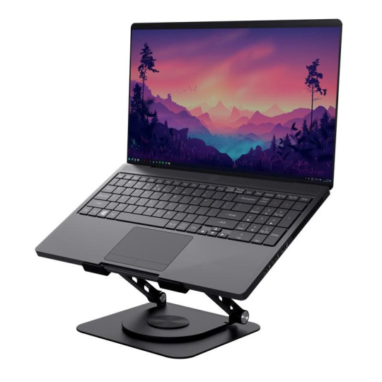 BAZAR - TRUST Stojan na notebook Zeff, skládací, až 16", šedá - Poškozený obal (Komplet)