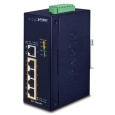 Planet switch IGS-504HPT, průmysl.verze 5xGbE, DIN, 4xPoE+, IP40, -40 až 75°C, 12-56V