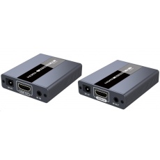 PREMIUMCORD HDMI extender na 120m přes jeden kabel Cat5/6, bez zpoždění PREMIUMCORD HDMI extender na 120m přes jeden kabel Cat5/6, bez zpoždění