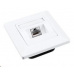 Solarix Zásuvka CAT6 STP 1 x RJ45 pod omítku bílá SX9-1-6-STP-WH