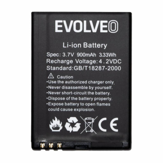 EVOLVEO originální baterie 900 mAh pro EasyPhone EG