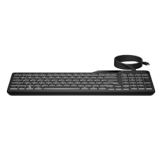 HP 400 Backlit Wired Keyboard - drátová podsvícená klávesnice CZ/SK
