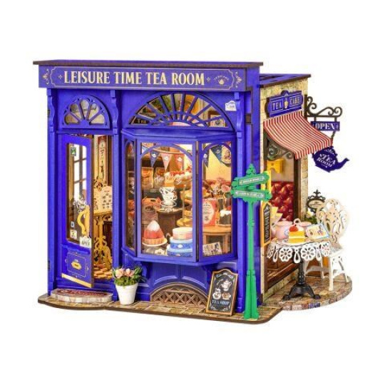 RoboTime Miniatura domečku Čajovna pro chvíle pohody RoboTime Miniatura domečku Čajovna pro chvíle pohody