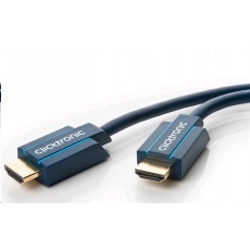 CLICTRONIC Kabel HQ HDMI 3m High Speed + Ethernet (v1.4) 3D, zlacené konektory, dvojité stínění, záruka 10 let