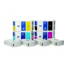 HP 80 Yellow DJ Ink Cart, 175 ml, C4873A HP 80 Yellow DJ Ink Cart, 175 ml, C4873A