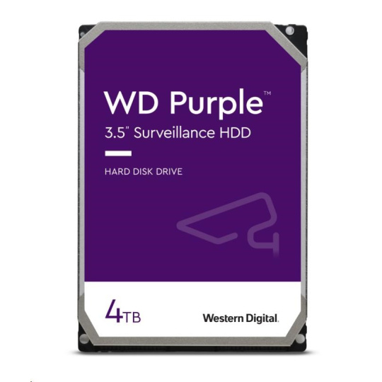 WD PURPLE WD44PURZ 4TB, SATA III 3.5", 256MB, 175MB/s, Low Noise, CMR