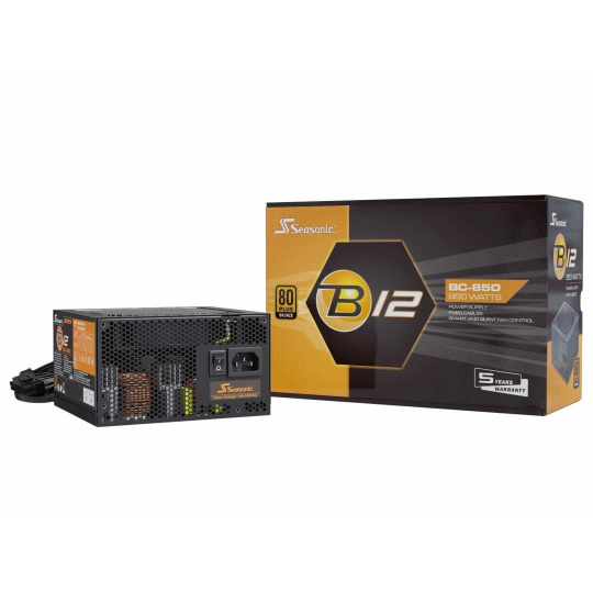 BAZAR - SEASONIC zdroj 850W BC-850, B12, poškozený obal