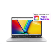 ASUS NTB Vivobook 15 (X1502VA-NJ1254W), i5-13420H, 15.6" 1920 x 1080, 8GB, 512GB SSD, UHD, W11 Home, Silver ASUS NTB Vivobook 15 (X1502VA-NJ1254W), i5-13420H, 15.6" 1920 x 1080, 8GB, 512GB SSD, UHD, W11 Home, Silver