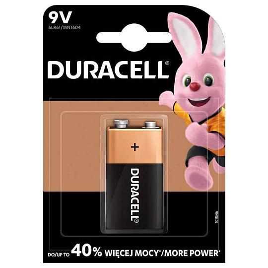 Bazar-Duracell 6LR61 Basic 9V 1604 K1(poškozený obal)