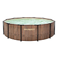 Marimex Florida bazén 4,57x1,32 m se zabudovaným skimmerem - motiv TEAK