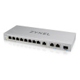 Zyxel XGS1250-12 v2, 12-Port Gigabit webmanaged Desktop Switch with 8 port 1G + 3-Port MultiGig 1/2.5/5/10G + 1-Port SFP