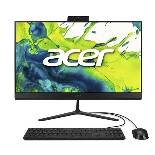 ACER PC AiO Aspire C24-2G_LUBR75825U_65W,R7 5825U,23.8"FHD,16GB,512GB SSD,UHD,W11H,Black