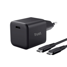 TRUST GaN Nabíječka MAXO 65W, USB-C, černá TRUST GaN Nabíječka MAXO 65W, USB-C, černá