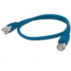 GEMBIRD kabel patchcord CAT6 stíněný FTP 0,5m, modrý