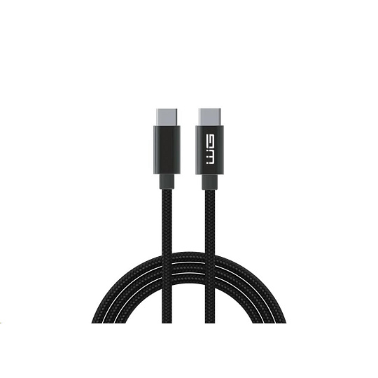 WG - Datový kabel Type-C na Type-C, 1 metr, černá WG - Datový kabel Type-C na Type-C, 1 metr, černá