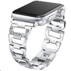eses kovový článkovitý řemínek 38/40mm stříbrný pro Apple Watch eses kovový článkovitý řemínek 38/40mm stříbrný pro Apple Watch