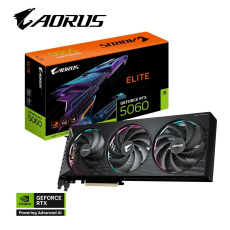 GIGABYTE VGA NVIDIA GeForce RTX 5060 AORUS ELITE 8G, 8G GDDR7, 3xDP, 1xHDMI GIGABYTE VGA NVIDIA GeForce RTX 5060 AORUS ELITE 8G, 8G GDDR7, 3xDP, 1xHDMI