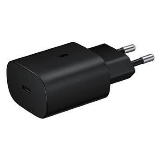 Samsung cestovní nabíječka EP-TA800EBE, PD, Fast charging, USB-C, 25 W, černá, (bulk)