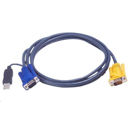 ATEN KVM sdružený kabel k CS-12xx, CS-231 USB, 6m