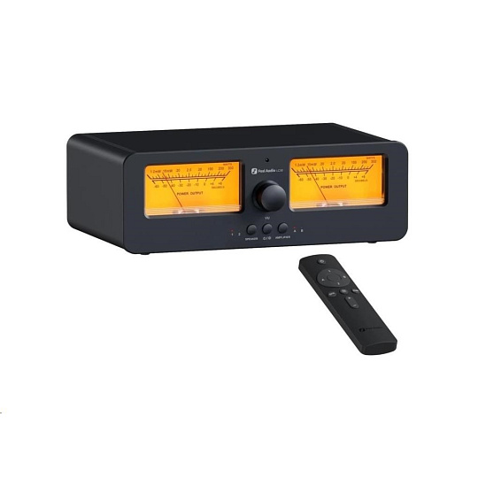 Fosi LC30 přepínač repro/zesilovačů s VU metry - žlutý Fosi LC30 přepínač repro/zesilovačů s VU metry - žlutý