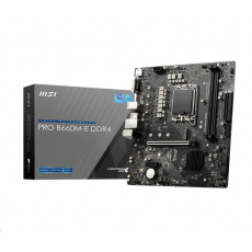 BAZAR - MSI MB Sc LGA1700 PRO B660M-E DDR4, Intel B660, 2xDDR4, 1xHDMI, 1xVGA, mATX - Po opravě (Bez příšlušenství) BAZAR - MSI MB Sc LGA1700 PRO B660M-E DDR4, Intel B660, 2xDDR4, 1xHDMI, 1xVGA, mATX - Po opravě (Bez příšlušenství)