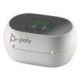 Poly Voyager Free 60+ MS Teams bluetooth headset, BT700 USB-C adaptér, dotykové nabíjecí pouzdro, bílá