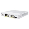 Cisco switch CBS350-16P-2G-UK (16xGbE,2xSFP,16xPoE+,120W,fanless) - REFRESH