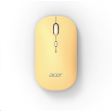 ACER Myš Wireless Mouse AMR130 Yellow - Dual mode 2.4GHz + BT 5.2, 4 tlačítka, 800/1200/1600 dpi, USB Polling rate 125Hz ACER Myš Wireless Mouse AMR130 Yellow - Dual mode 2.4GHz + BT 5.2, 4 tlačítka, 800/1200/1600 dpi, USB Polling rate 125Hz