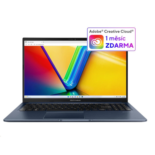 ASUS NTB Vivobook 15 (X1502VA-BQ1261W), i5-13420H, 15.6" FHD, 16GB, 512GB SSD, UHD, W11 Home, Quiet Blue ASUS NTB Vivobook 15 (X1502VA-BQ1261W), i5-13420H, 15.6" FHD, 16GB, 512GB SSD, UHD, W11 Home, Quiet Blue