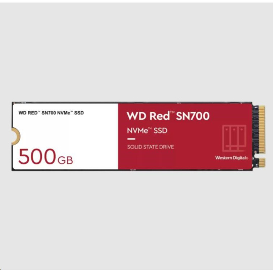 BAZAR - WD RED SSD NVMe 500GB PCIe SN700, Geb3 8GB/s, (R:3430/W:2600 MB/s) TBW 1000