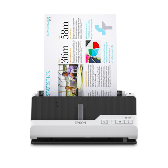 BAZAR - EPSON skener DS-C330, A4, 600x600dpi, USB Záruka 3 let po registraci - Rozbaleno (Komplet)