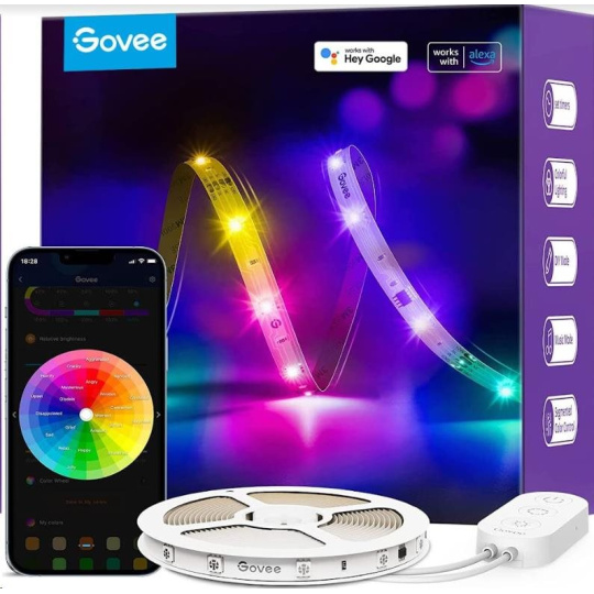 Govee WiFi RGBIC PRO Smart LED pásek 10m